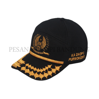 Topi instansi KAI_pesanan topi pesanan topi_topi jaring doublemess_topi KAI