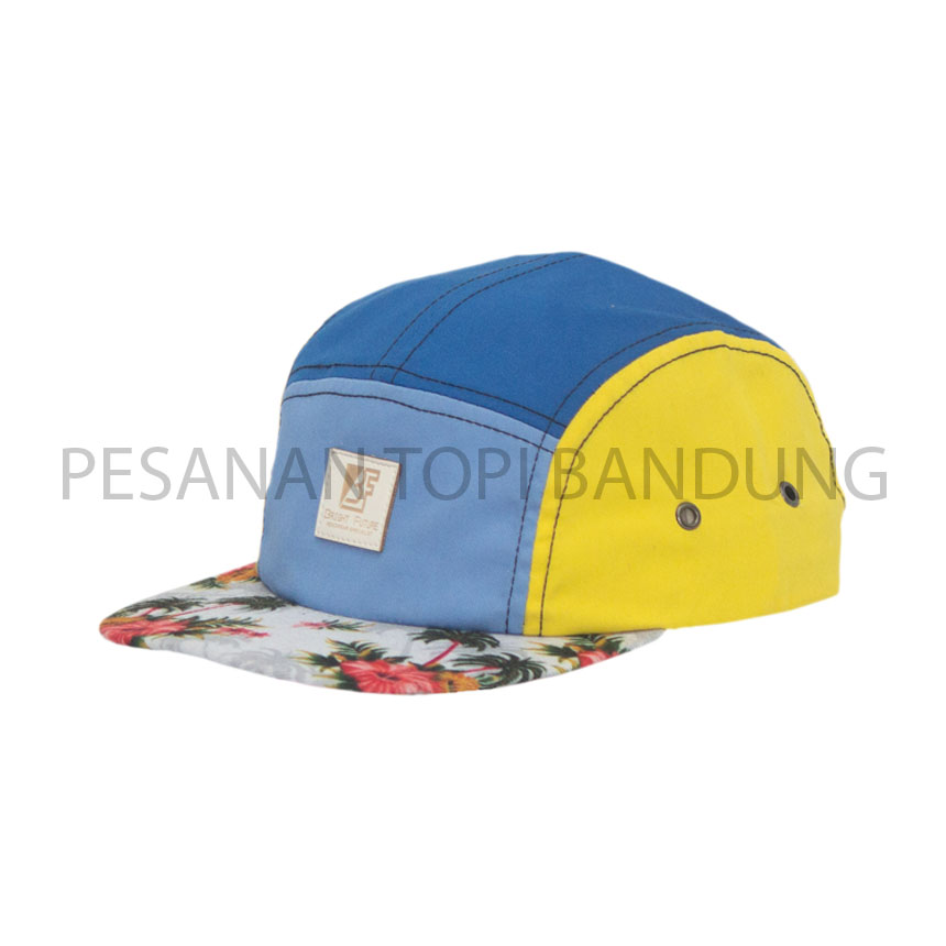 five panel kuning_pesanan topi pesanan topi_five panel custom