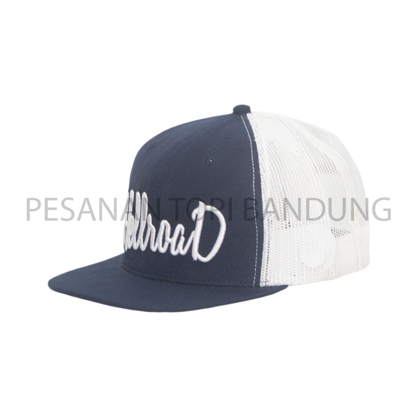 pesanan topi_snapback jaring putih